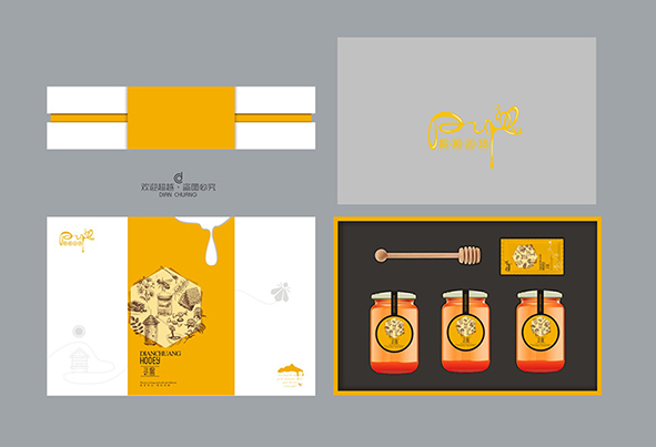 蜂蜜包裝盒內(nèi)部設(shè)計(jì)