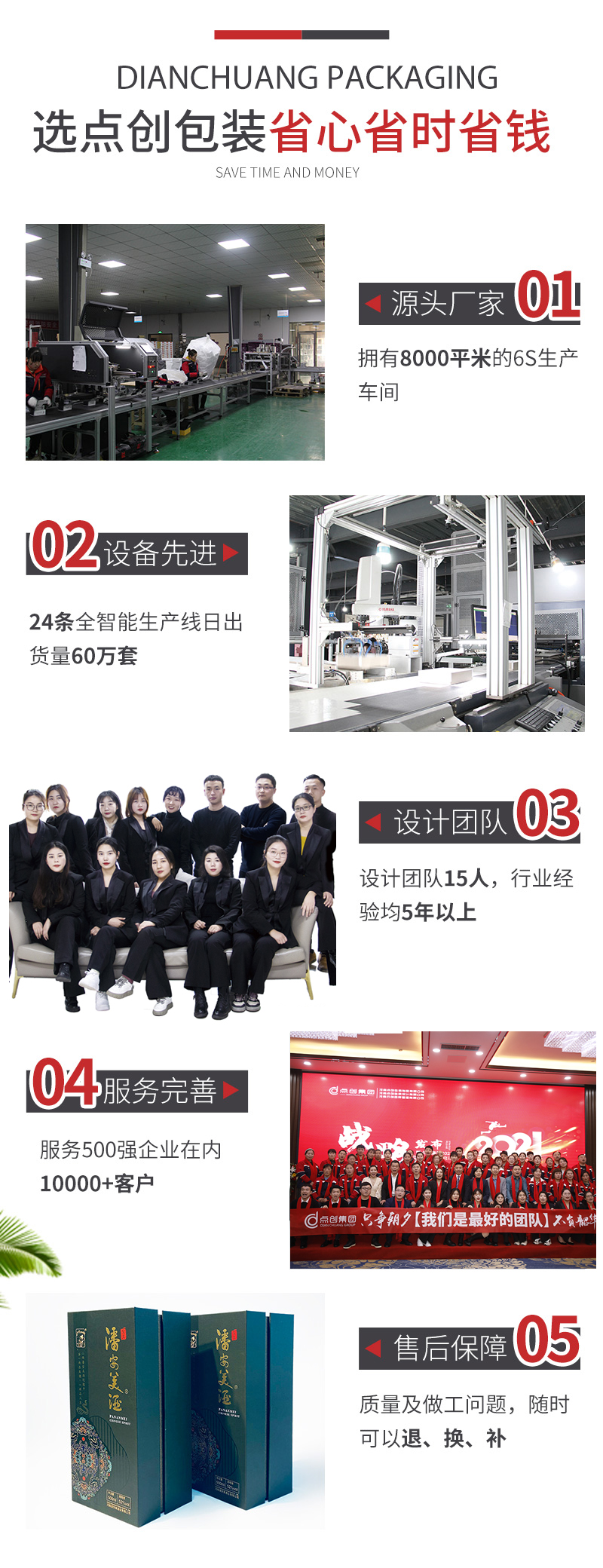 點創包裝盒定制廠家