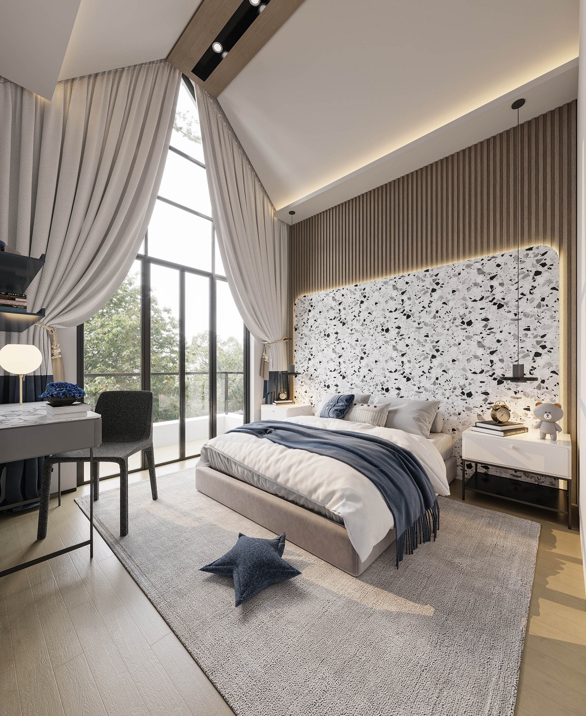 蘇州華麗家族太湖上景花園兒童房裝修 蘇州別墅兒童房裝修