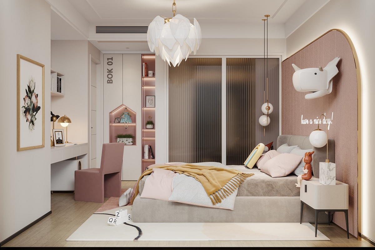 蘇州華麗家族太湖上景花園兒童房裝修設(shè)計 蘇州別墅兒童房裝修設(shè)計