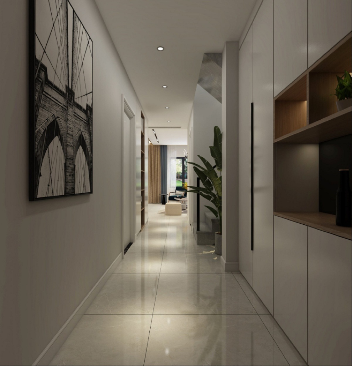 蘇州錦麟府玄關(guān)裝修 蘇州135平米玄關(guān)裝修