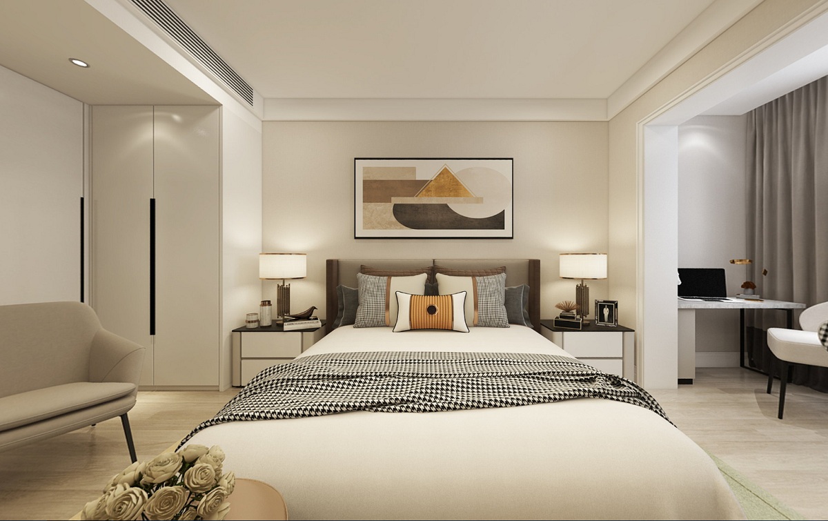 蘇州錦麟府臥室裝修 蘇州135平米臥室裝修